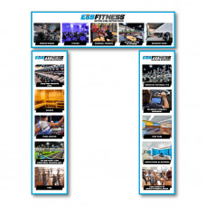 Amenity Boards with Horizontal Top Option (NO basketball)