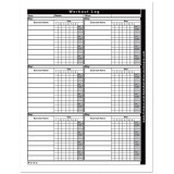 Fitness - 6 Day Workout Log