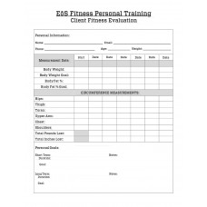 Fitness - Fitness Evaluation Form (Client)