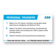 Friendliness Card - Personal Trainers