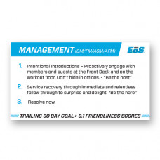 Friendliness Card - Management