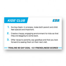 Friendliness Card - Kid's Club