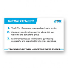 Friendliness Card - Group Fitness