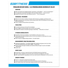 Friendliness Scores-Goals (3 per pack)
