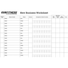 Membership- Business Worksheet (Pack of 100)