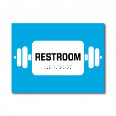 Restroom Sign, Braille - Family Restroom ADA
