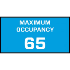 Maxmium Occupancy Sign (editable)