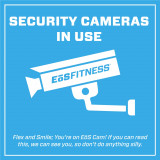 Parking Lot Cameras Sign