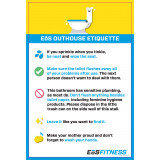 Outhouse Etiquette-6x9 Women's (Individual)