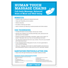 Recovery Room Human Touch Massage Chairs Sign