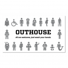 Outhouse Decal