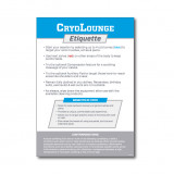 Cryo Lounge Etiquette