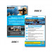 Tank Information Double-sided Sign with Frame (Different Art each Side)