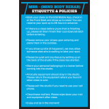  G-Fit & Cycling Etiquette Policies_MBR - (Mind Body Rehab)