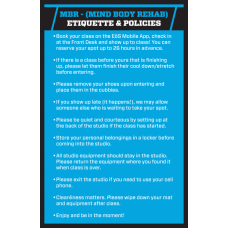  G-Fit & Cycling Etiquette Policies_MBR - (Mind Body Rehab)