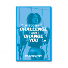 Motivational Poster-Challenge is Change (11" x 17")