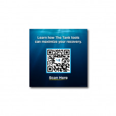 The Tank QR Code Sticker - 4" x 4"