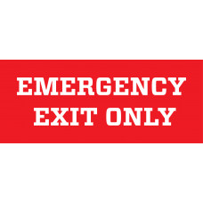 Red Emergency Exit