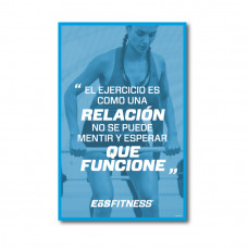 Motivational Poster-El Ejercicio es como una Relacion (11" x 17")