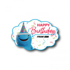 Sticker, "Will Power Birthday"