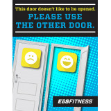 Use Other Door (Laminated 8.5" x 11")