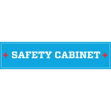 Safety Cabinet Sticker