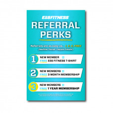 1-2-3 Referral 11x17 Poster (Water Fountain Frames)