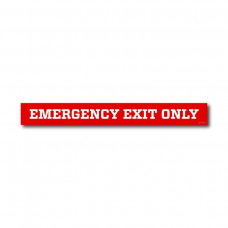 Emergency Exit Door Vinyl