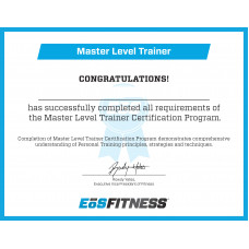 Master Trainer Cetificate (editable)